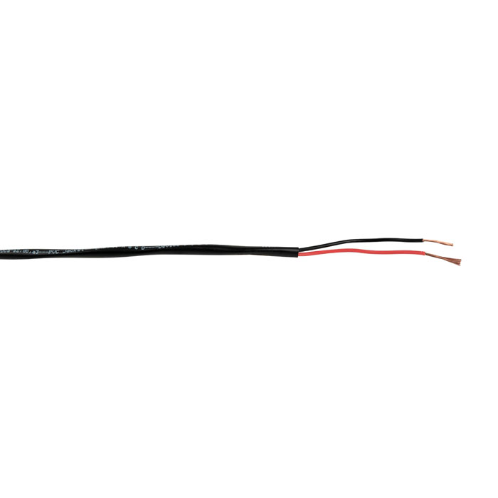 DAP SPC-275-DCA-s2-d0-a3 - CPR Speaker Cable NEN 8012 - 2x 0,75 mm²- 100 m – schwarz Ummantelung