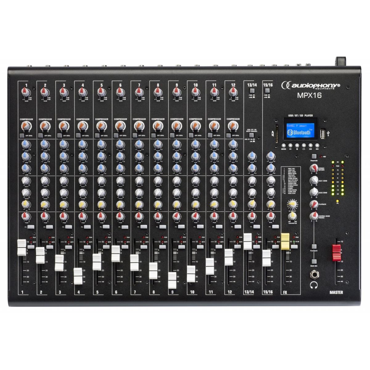 Audiophony MPX16 16-Kanal Mischpult