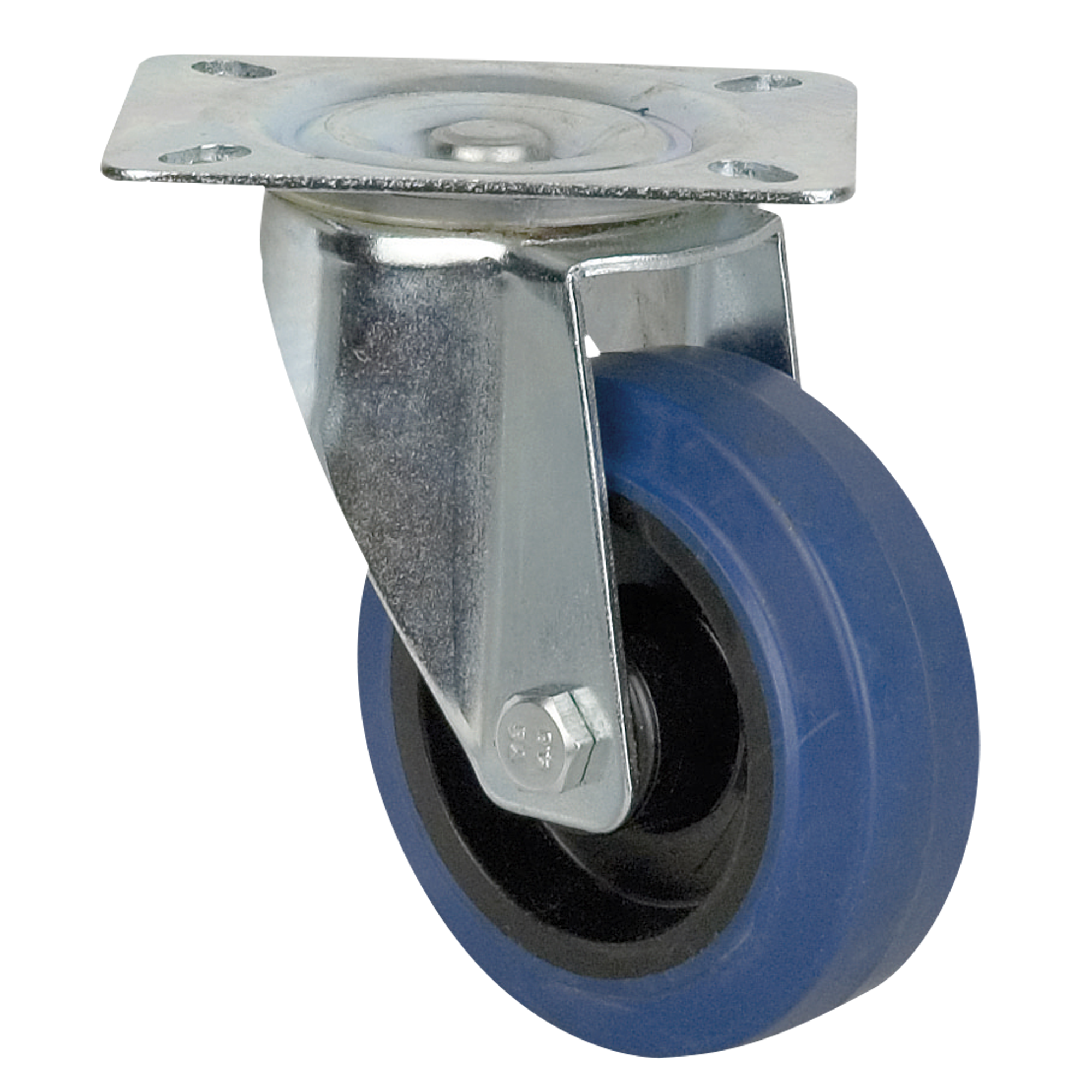 SHOWGEAR Swivel Blue Wheel 100 mm - without Brake 100 mm - ohne Bremse SHOWGEAR Swivel Blue Wheel 100 mm - without Brake 100 mm - ohne Bremse