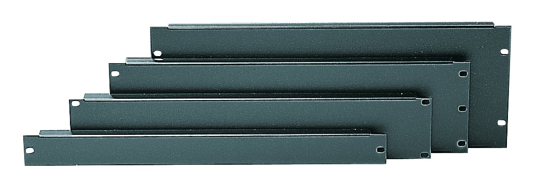 OMNITRONIC Frontplatte Z-19U, Stahl, schwarz 1HE
