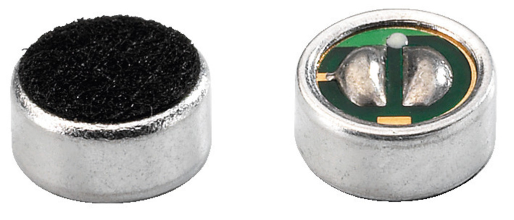 MONACOR MCE-4500 Qualitäts-Subminiatur-Backelektret-Messmikrofonkapsel