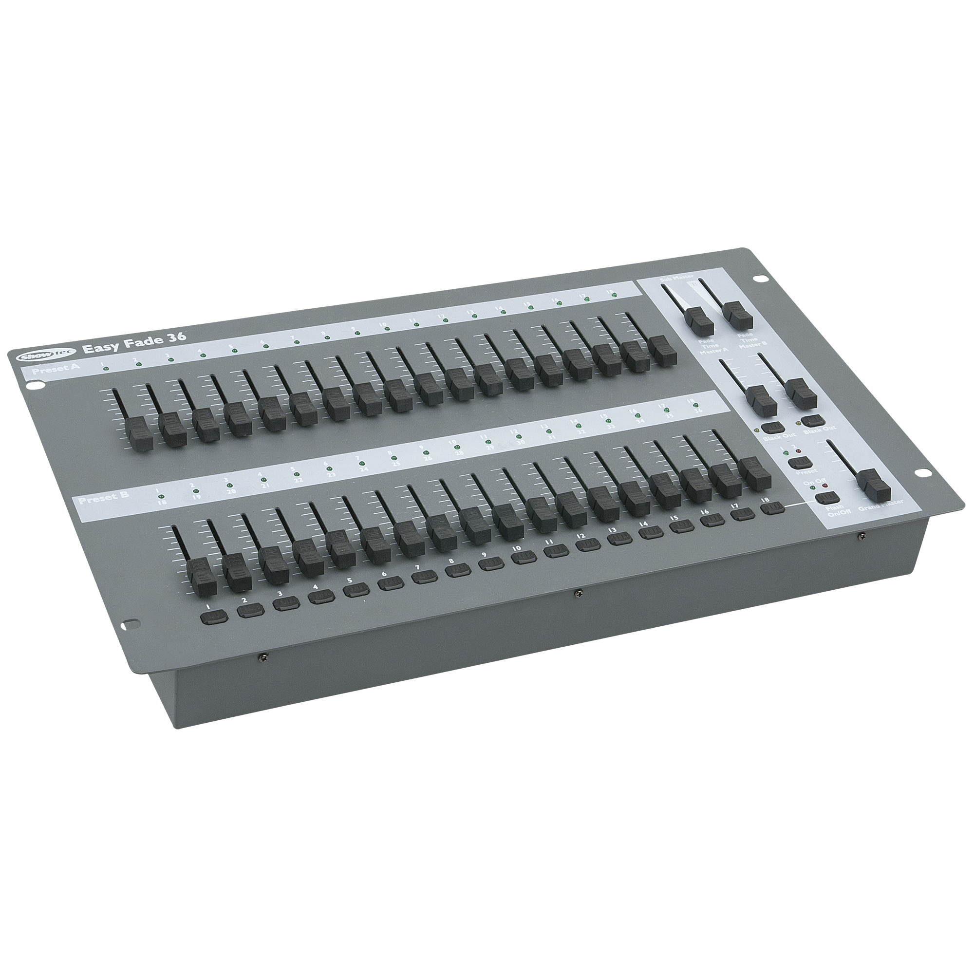 SHOWTEC Easy Fade 36 36-Channel Lighting Desk 36-Kanal Lichtmischpult SHOWTEC Easy Fade 36 36-Channel Lighting Desk 36-Kanal Lichtmischpult