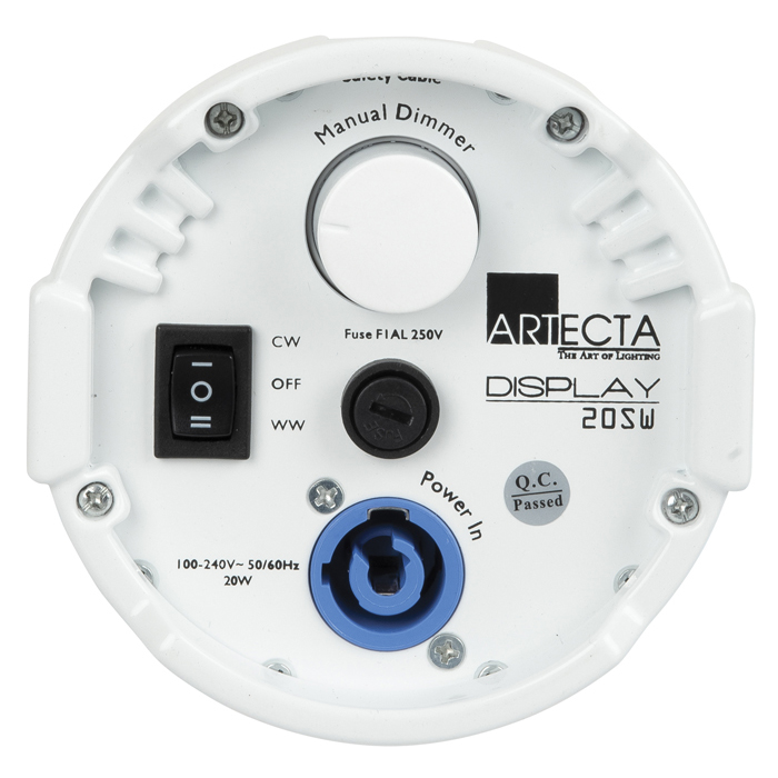 ARTECTA Display Fresnel 20 SW 20 W Schaltbare Weiße LED-Fresnel - Weiß ARTECTA Display Fresnel 20 SW 20 W Schaltbare Weiße LED-Fresnel - Weiß