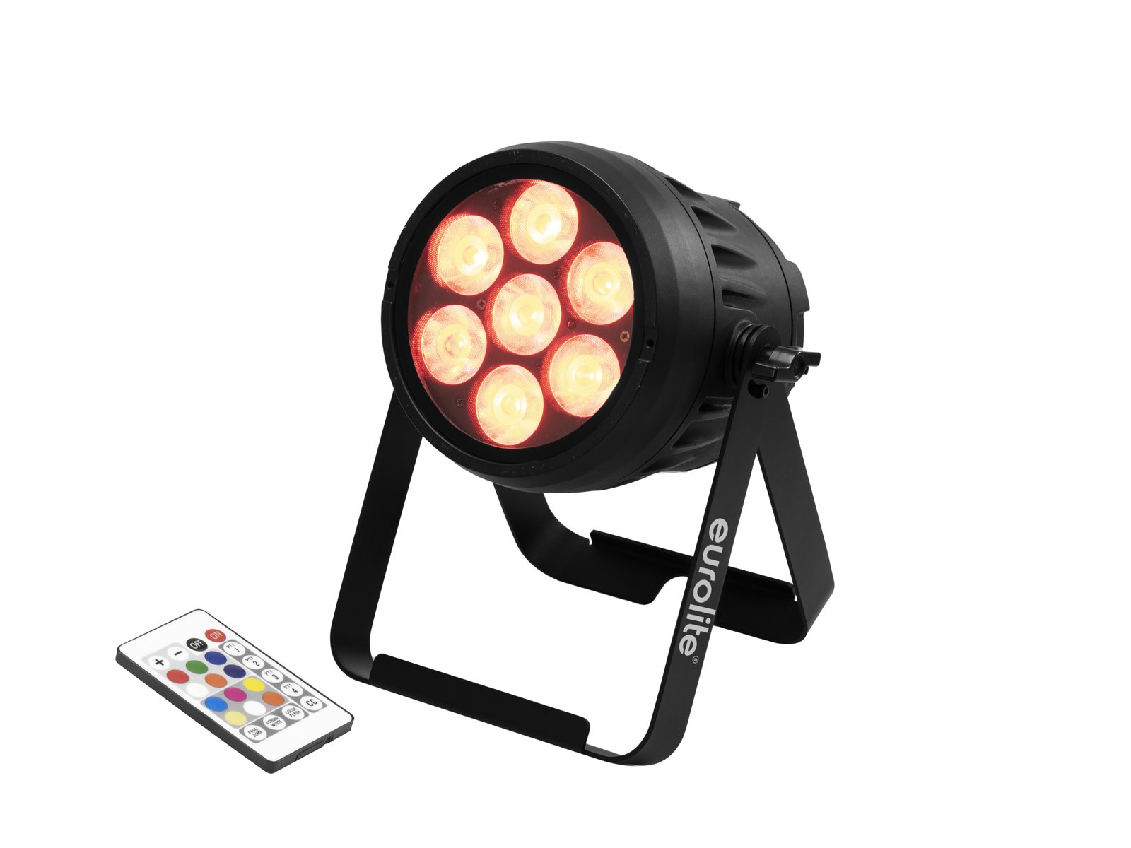 EUROLITE LED IP PAR 7x10W RGBL Spot