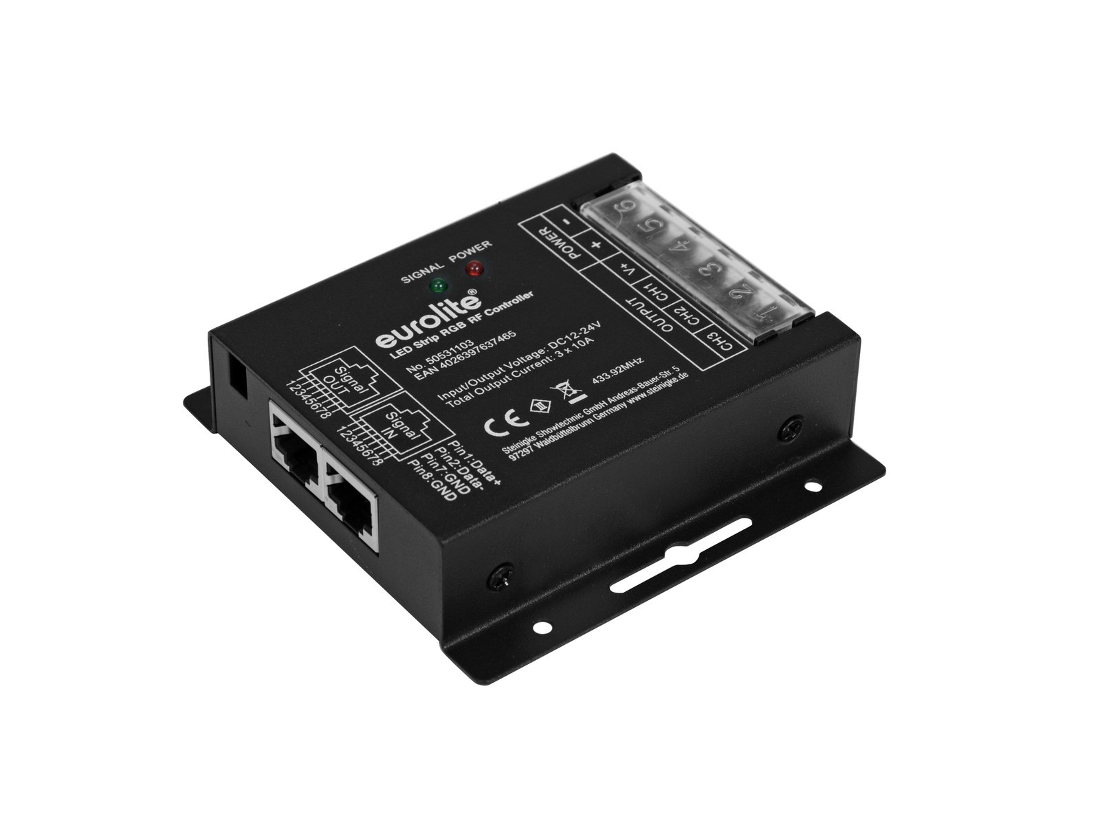 EUROLITE LED Strip RGB RF Controller EUROLITE LED Strip RGB RF Controller