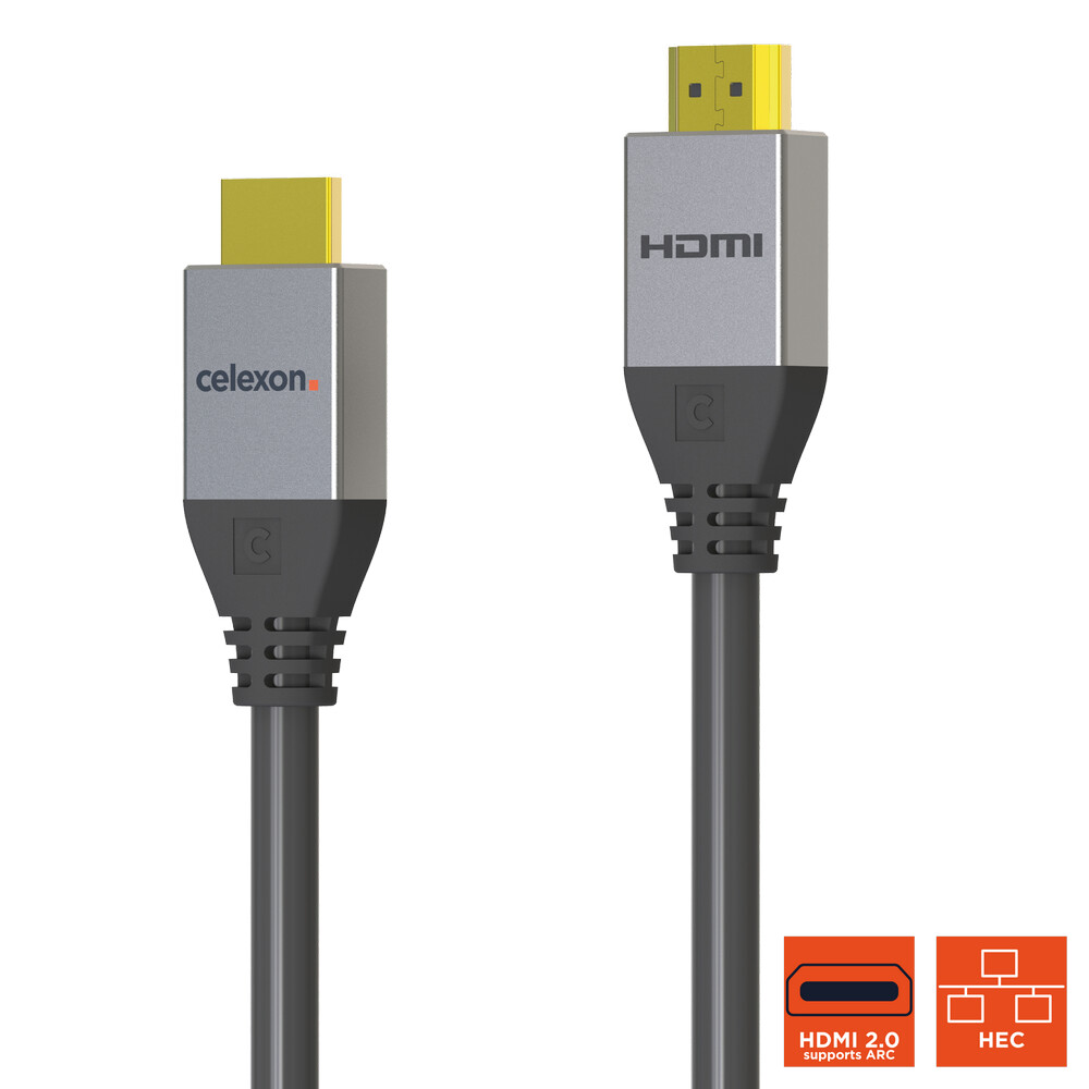 celexon aktives HDMI Kabel mit Ethernet - 2.0a/b 4K 15,0m - Professional Line