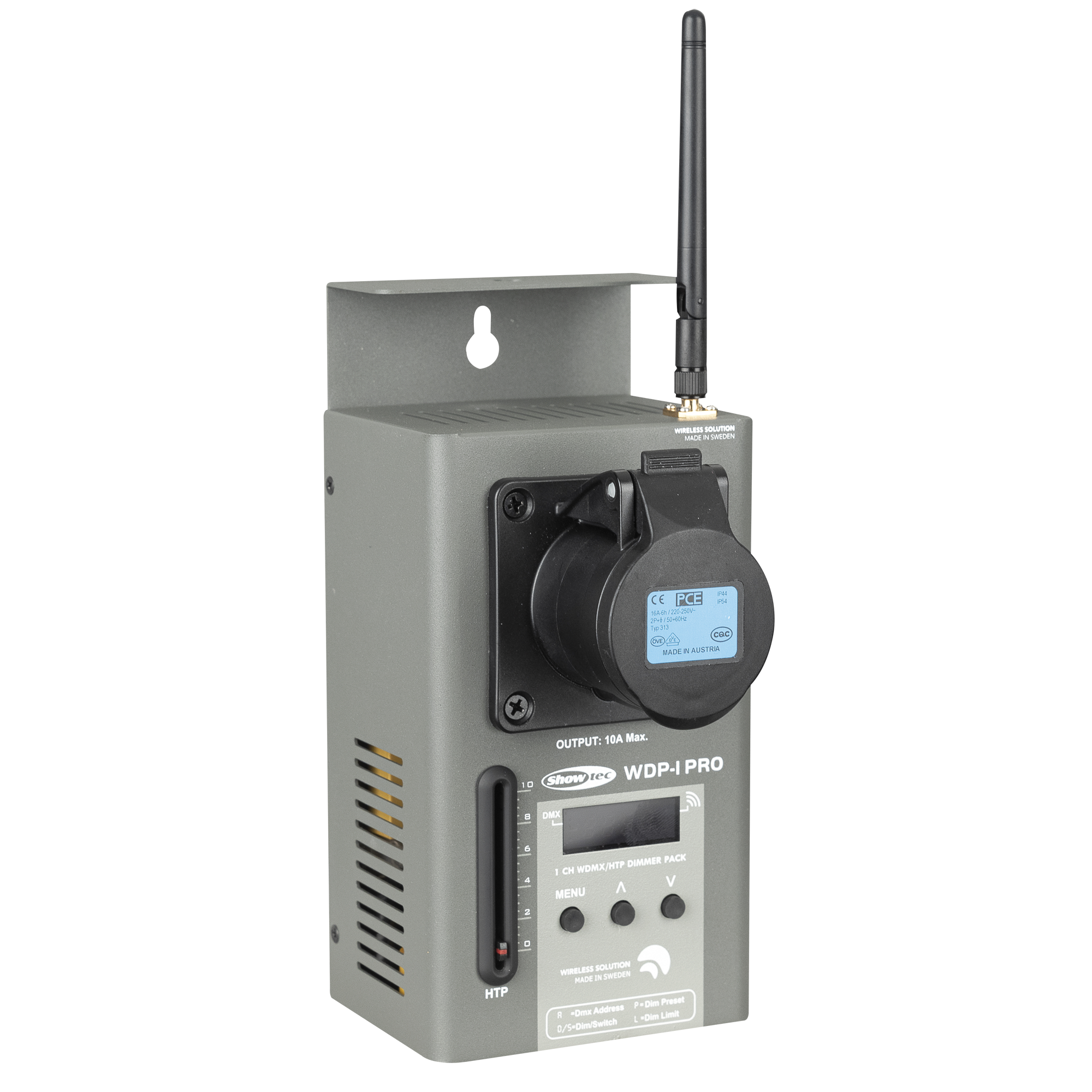 SHOWTEC Single WDP-1 Pro 1-Channel Wireless Dimming Pack Drahtloses 1-Kanal-Dimming-Paket