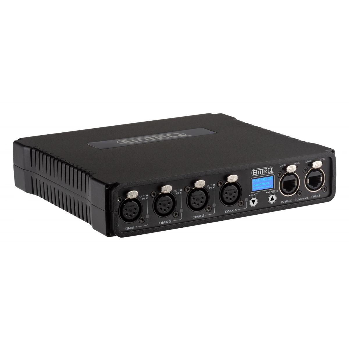 Briteq BT-NODE24 Mk2 (5pin XLR) Art-Net & sACN Node Briteq BT-NODE24 Mk2 (5pin XLR) Art-Net & sACN Node