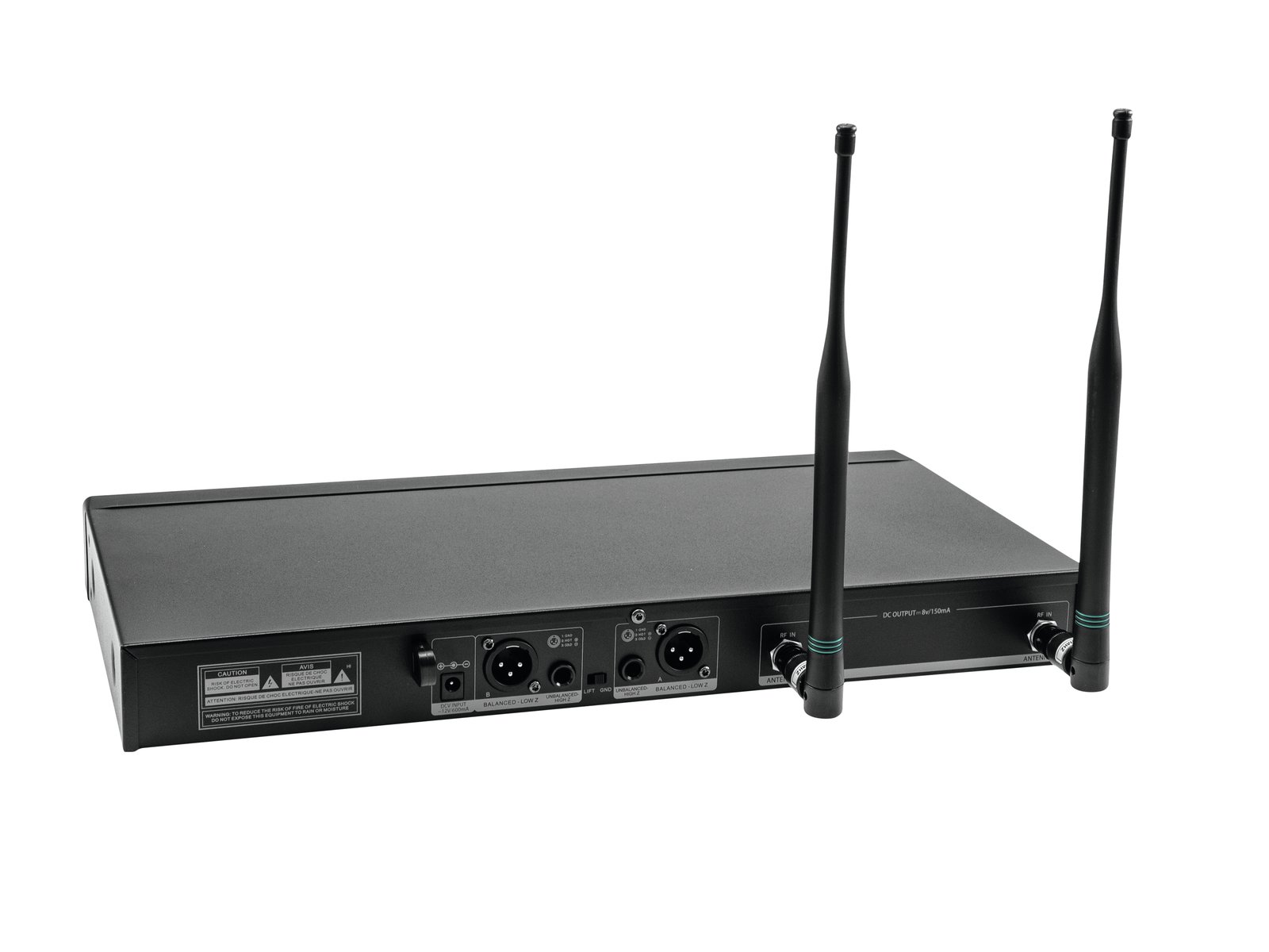 RELACART UR-222D 2-Kanal UHF-Empfänger 823-832 + 863-865 MHz RELACART UR-222D 2-Kanal UHF-Empfänger 823-832 + 863-865 MHz