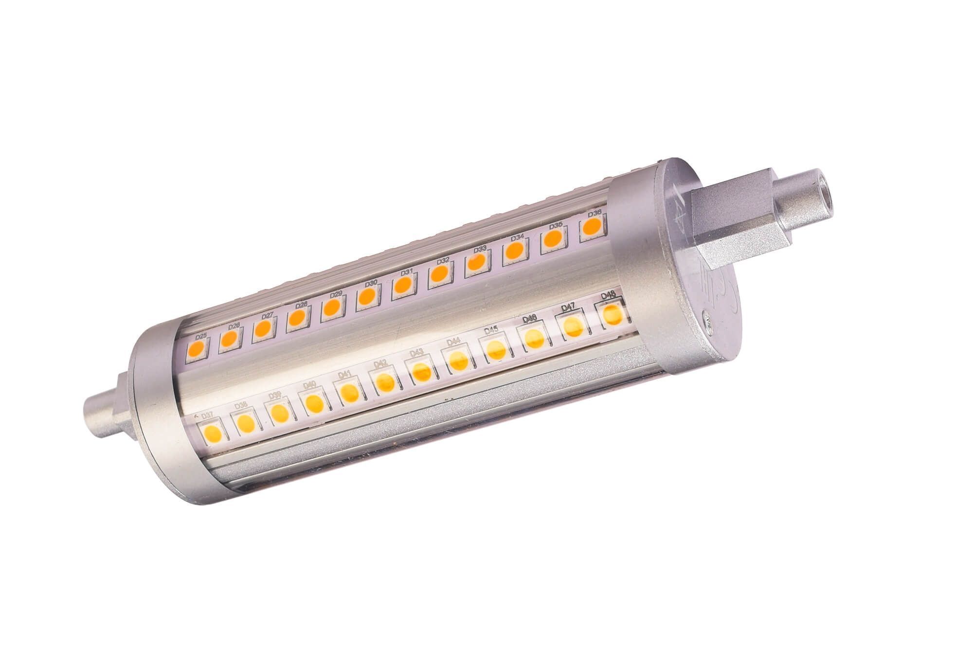 CorePro LED linear, R7S 118mm, 230 V/AC, DIM, 3000 K, 360 Grad