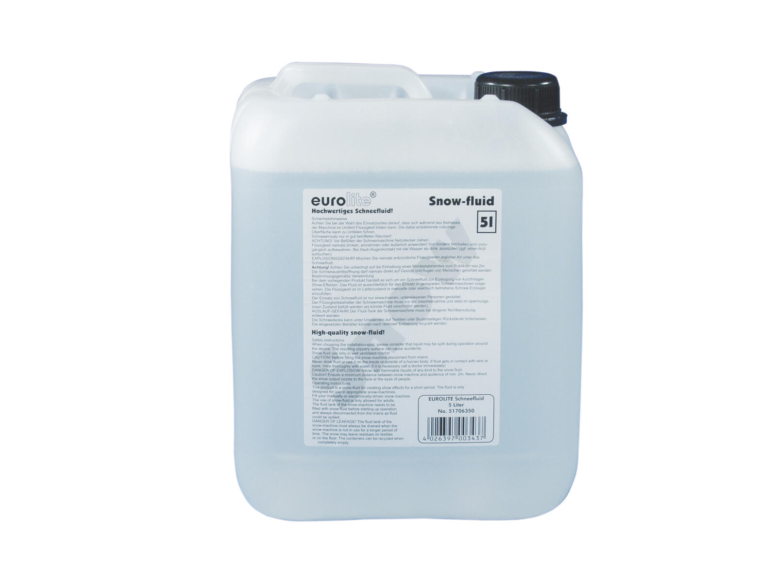 EUROLITE Schneefluid HD, 5l EUROLITE Schneefluid HD, 5l
