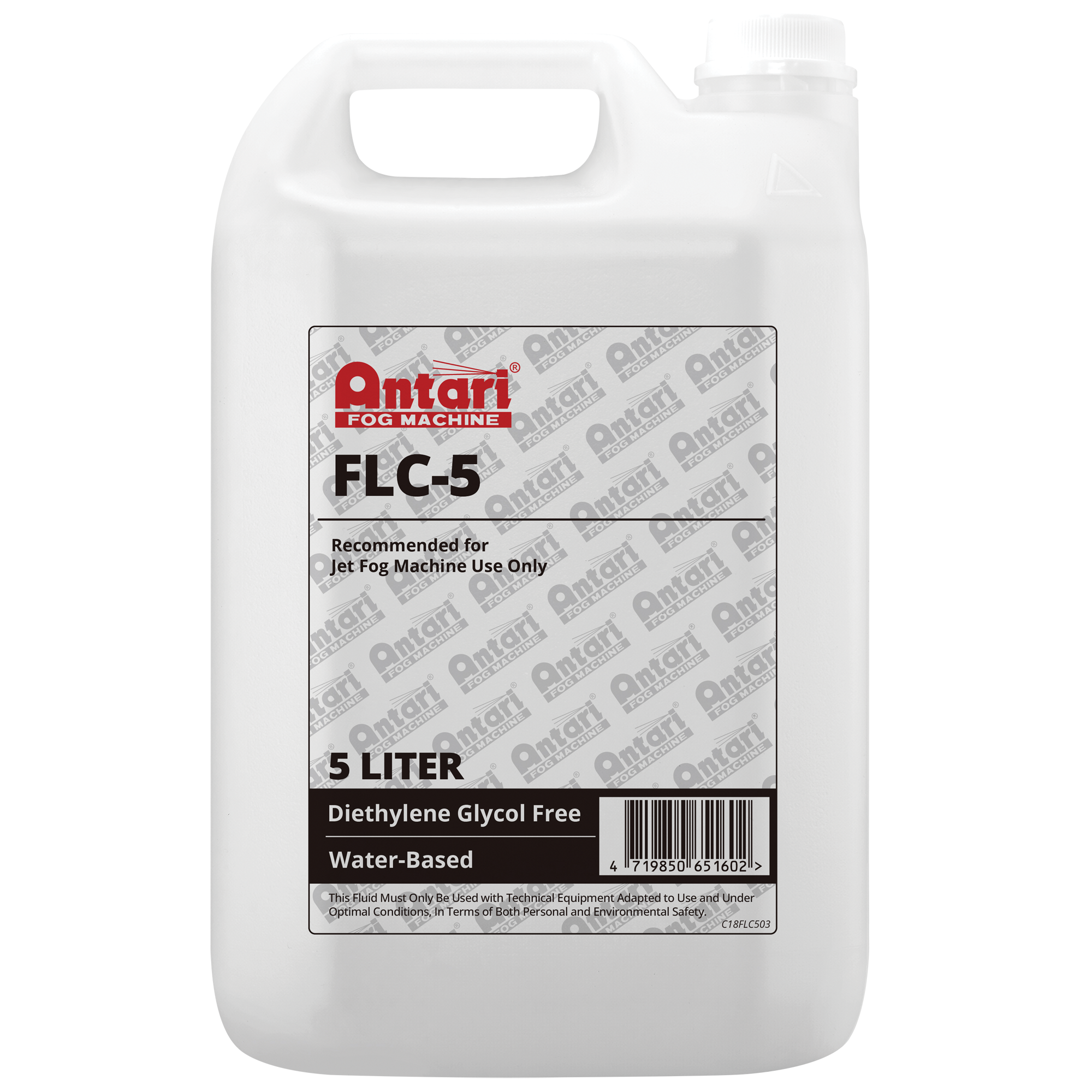 ANTARI Fog Fluid SFD 5 litre, Super Fast Dissipating 5 l, Extrem schnelle Auflösung ANTARI Fog Fluid SFD 5 litre, Super Fast Dissipating 5 l, Extrem schnelle Auflösung