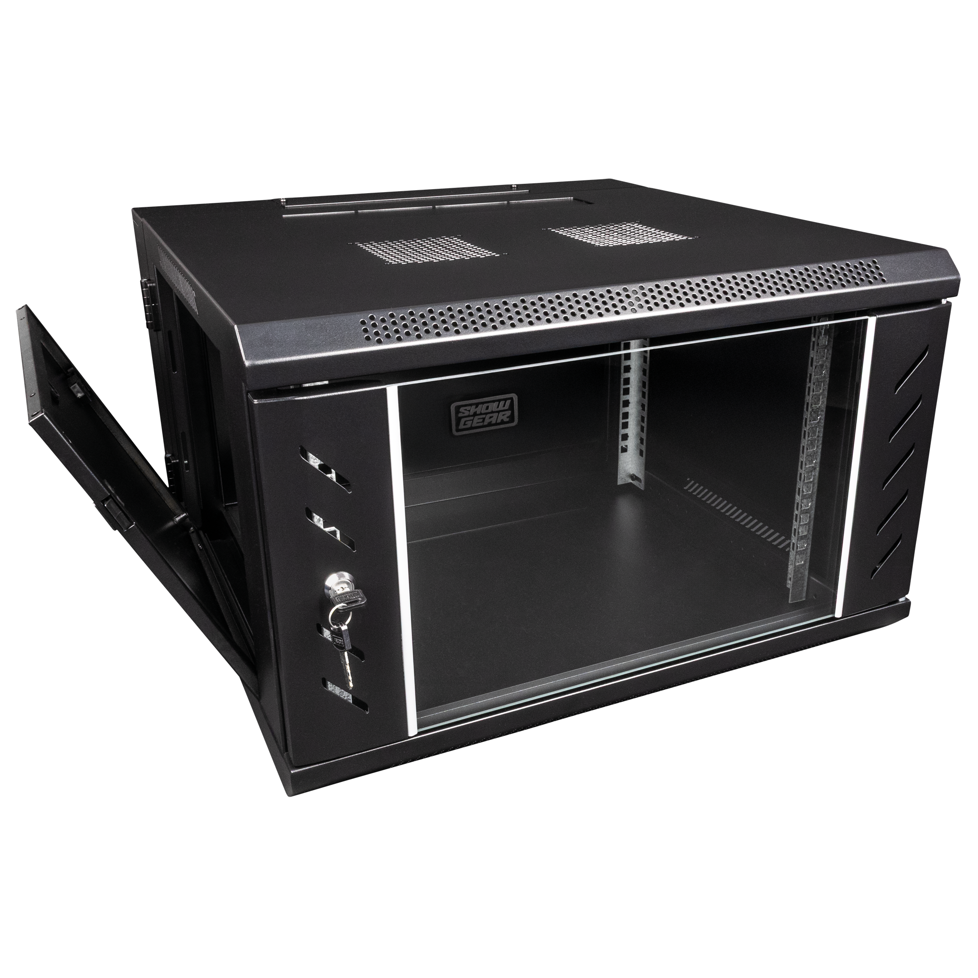 SHOWGEAR RCA-WMH-6 6U Network Cabinet with glass door 6 HE Netzwerkschrank mit Glastür