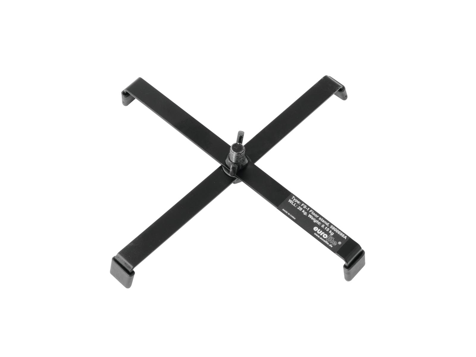 EUROLITE FS-1 Floorstand, Stahl, schwarz