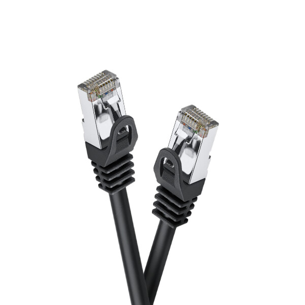 celexon CAT 6A Patchkabel - S/FTP 1,5m, schwarz