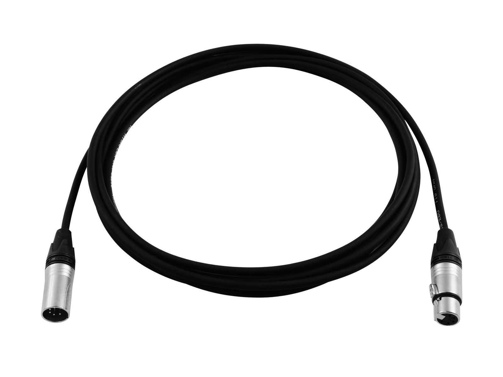 PSSO DMX Kabel XLR 5pol 3m sw Neutrik PSSO DMX Kabel XLR 5pol 3m sw Neutrik