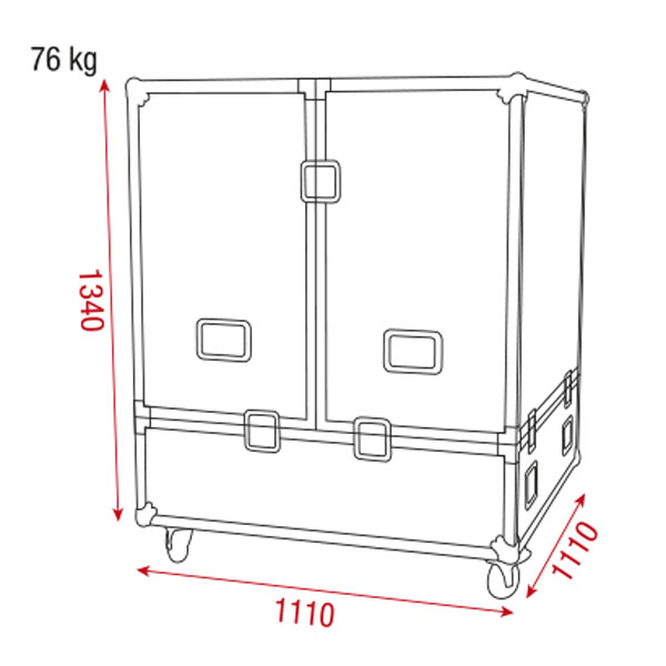 SHOWGEAR Case for 100 cm Mirror Ball Case für 100-cm-Spiegelkugel SHOWGEAR Case for 100 cm Mirror Ball Case für 100-cm-Spiegelkugel