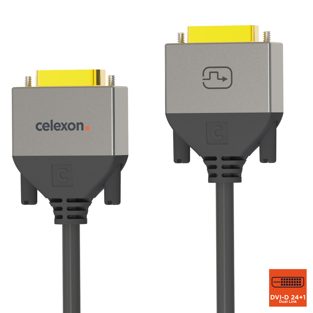 celexon DVI Dual Link Kabel 5,0m - Professional Line