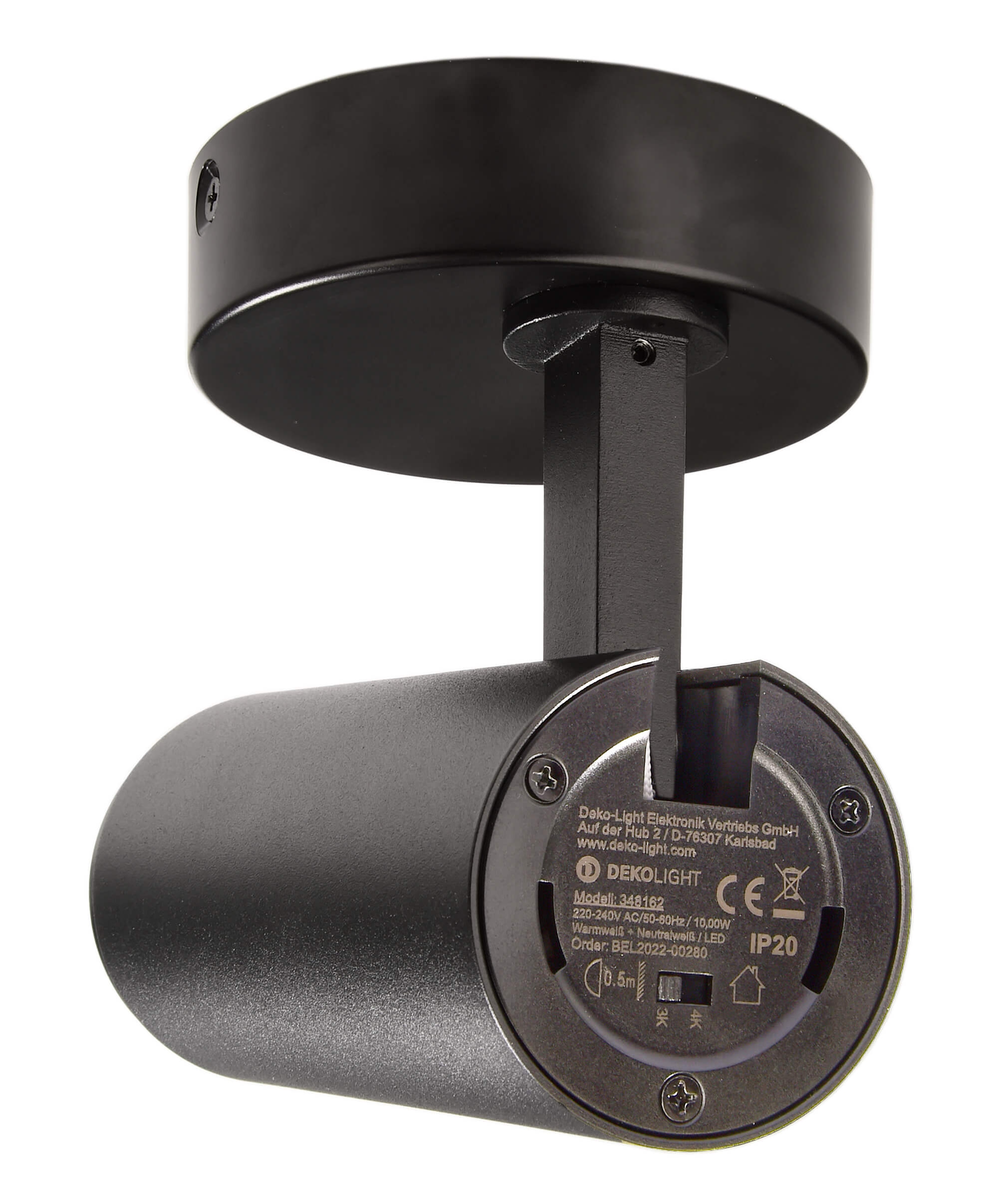 Lucea 10 Tilt, 10 W, DIM, 2700 K, Schwarz