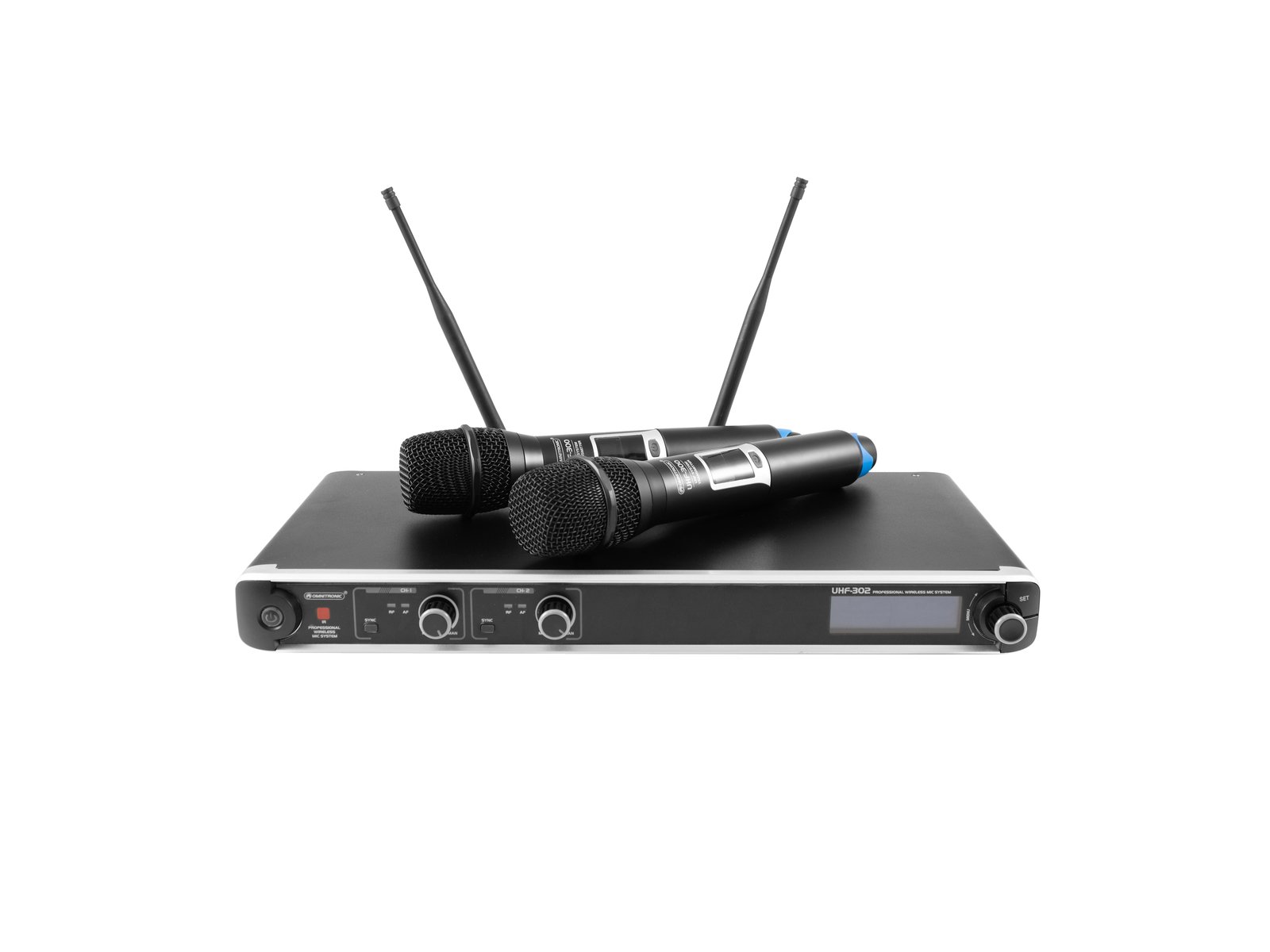 OMNITRONIC UHF-302 2-Kanal-Funkmikrofonsystem 823-832/863-865MHz OMNITRONIC UHF-302 2-Kanal-Funkmikrofonsystem 823-832/863-865MHz