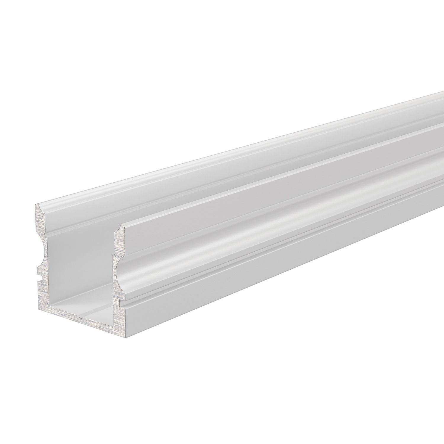 U-Profil hoch AU-02-10, 2m, Weiß U-Profil hoch AU-02-10, 2m, Weiß