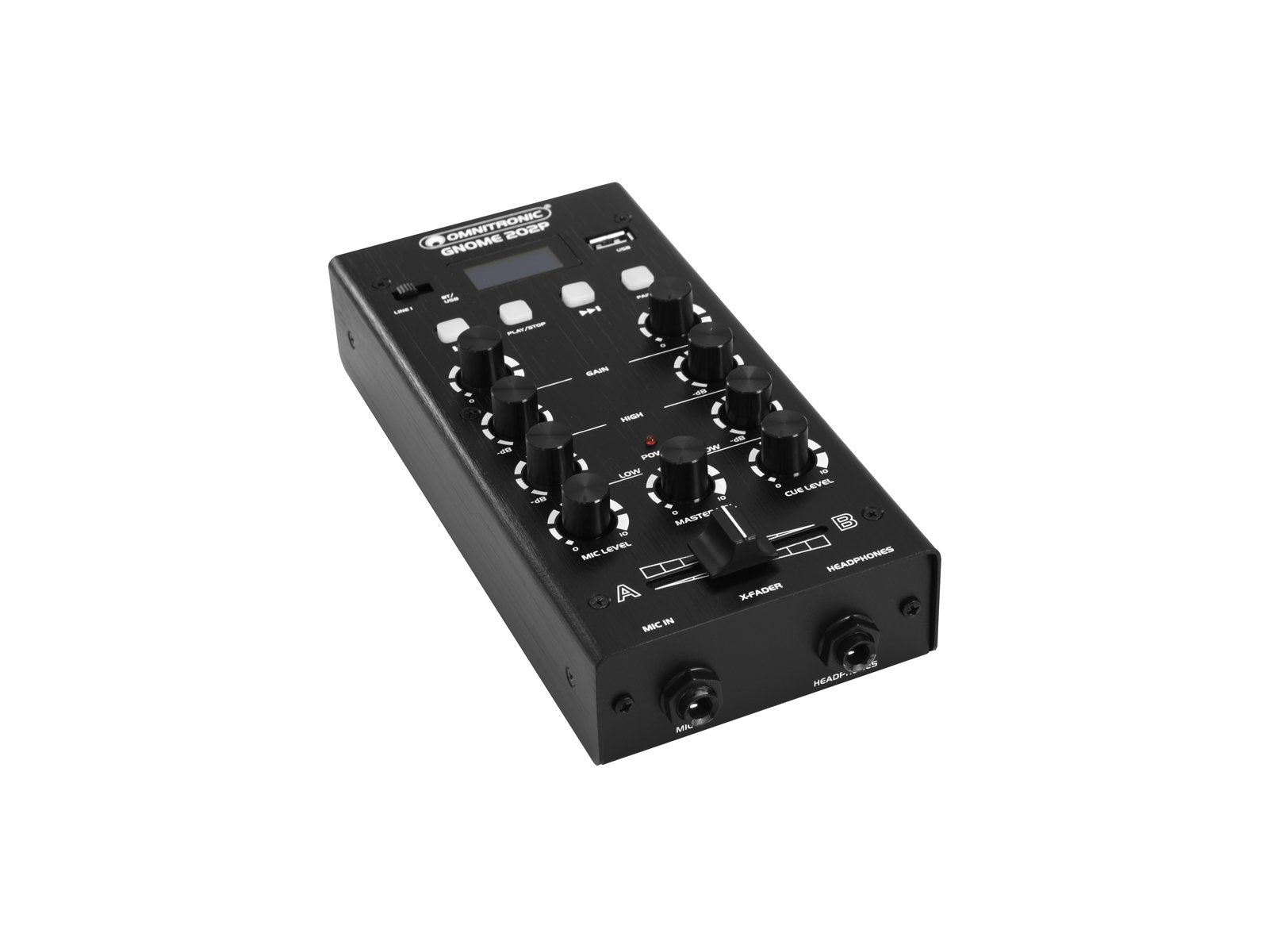 OMNITRONIC GNOME-202P Mini-Mixer schwarz OMNITRONIC GNOME-202P Mini-Mixer schwarz