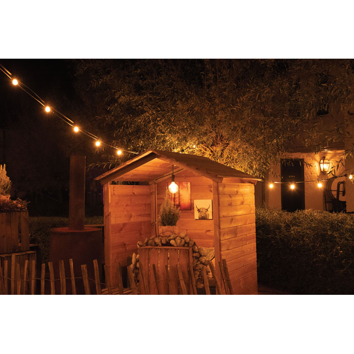 SHOWGEAR Festoon Light E27 100 cm Abstand - schwarz - 50 m SHOWGEAR Festoon Light E27 100 cm Abstand - schwarz - 50 m