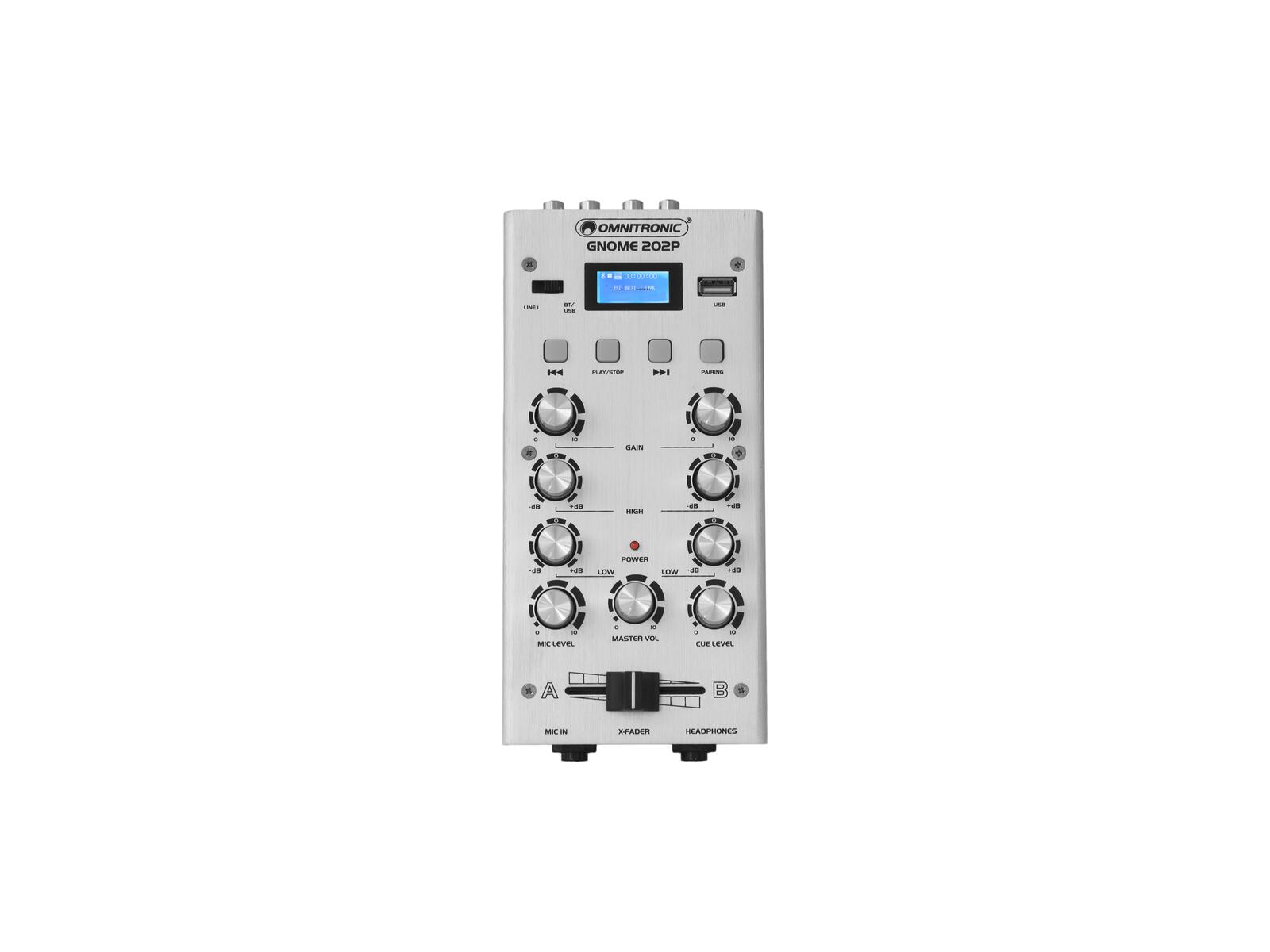 OMNITRONIC GNOME-202P Mini-Mixer silber OMNITRONIC GNOME-202P Mini-Mixer silber