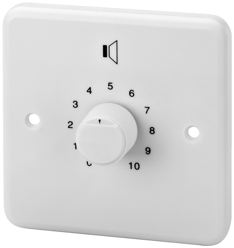 MONACOR ATT-212/WS ELA-Einbau-Lautstärkesteller, 12 W