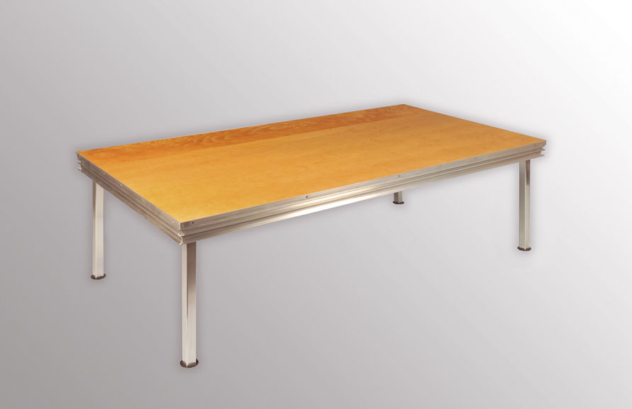Bühnenpodest 2 x 1 m Bühnenelement - Steckfußpodest Bühnenmodul Bühnenboden Bühnenpodest 2 x 1 m Bühnenelement - Steckfußpodest Bühnenmodul Bühnenboden