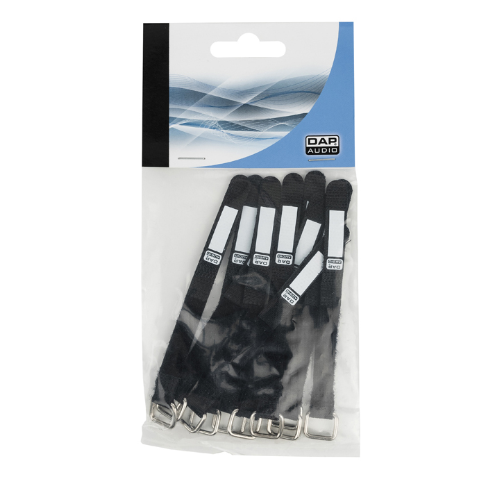 SHOWGEAR Hook and Loop Fastener 120 x 10 mm - Schwarz - 10er Set SHOWGEAR Hook and Loop Fastener 120 x 10 mm - Schwarz - 10er Set