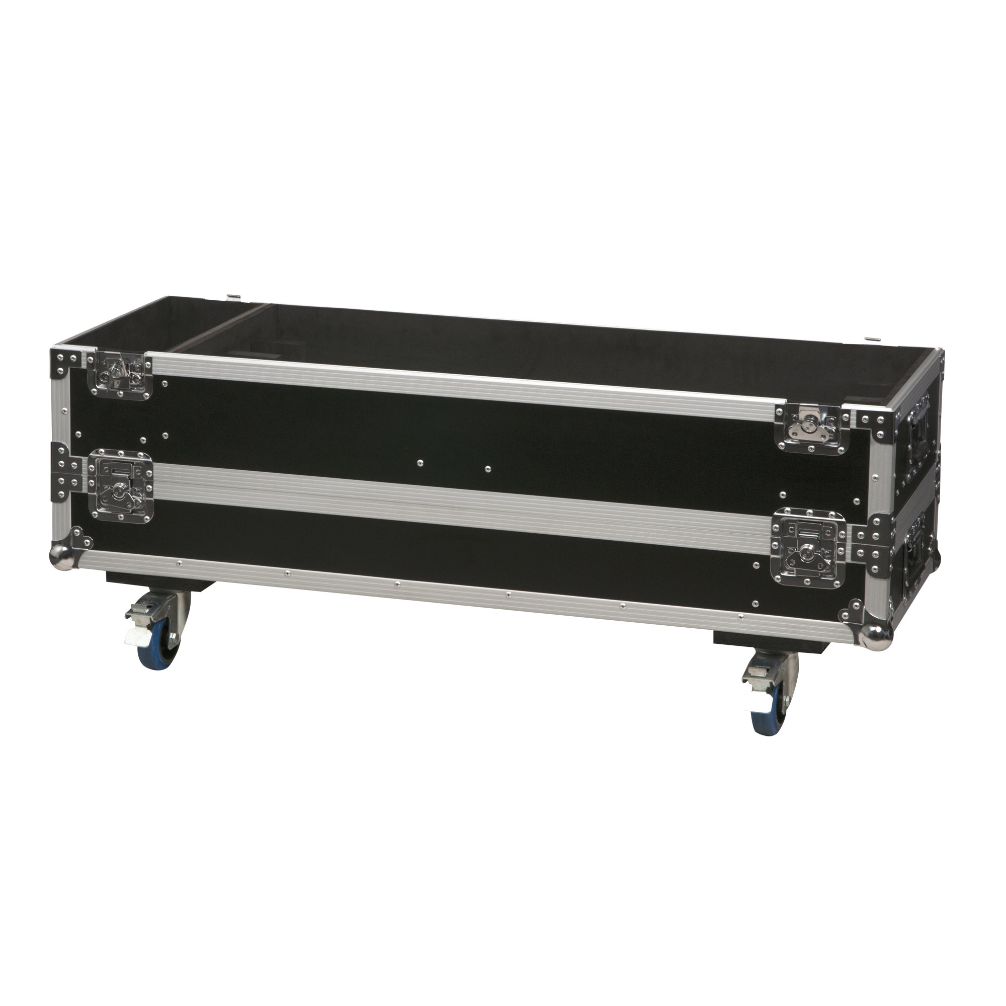 SHOWTEC Case for 12x Sunstrip Active 3 stapelbare Fächer mit Zubehörfach SHOWTEC Case for 12x Sunstrip Active 3 stapelbare Fächer mit Zubehörfach
