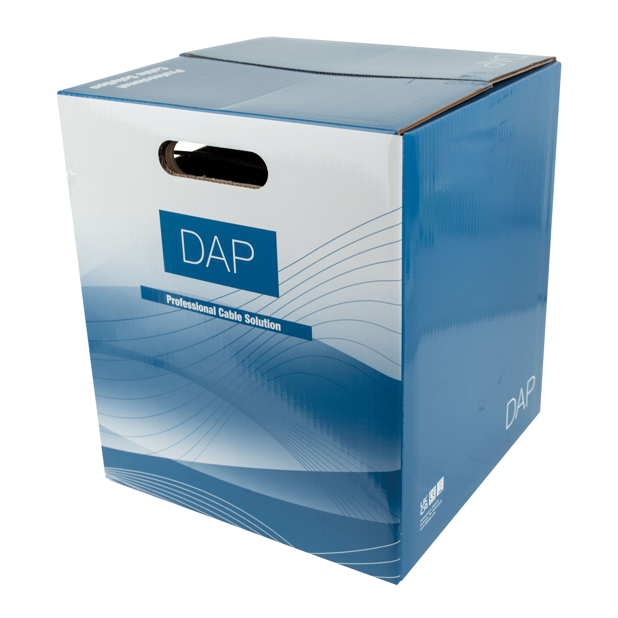 DAP SPC-215-DCA-s2-d0-a3 - CPR Speaker Cable NEN 8012 - 2x 1,5 mm²- 300 m - schwarz