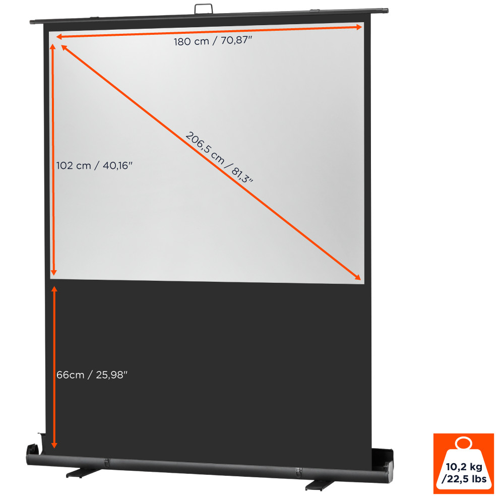 celexon Leinwand Ultramobil Professional Plus 180 x 102 cm - 81"