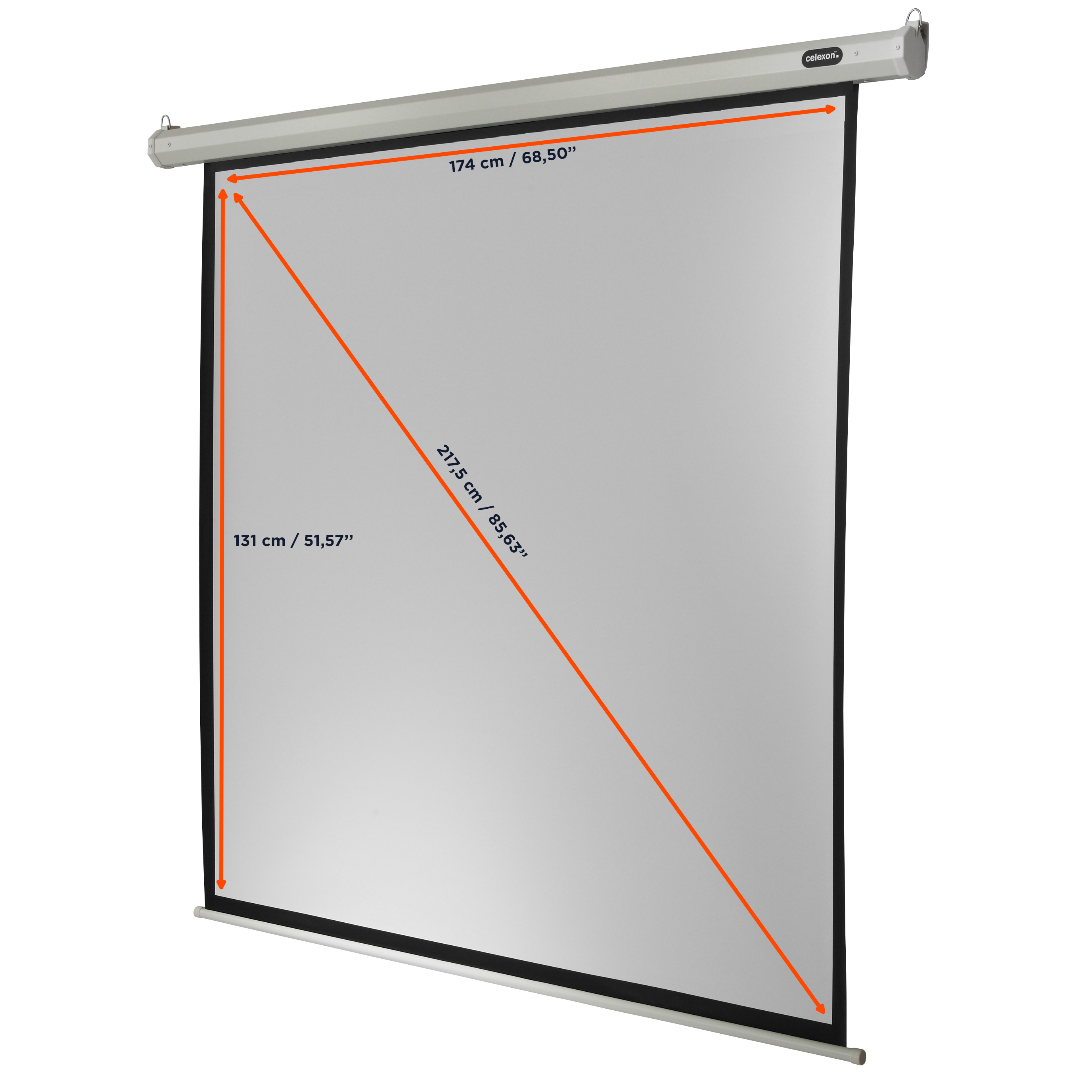 celexon Leinwand Motor Economy 180 x 135 cm