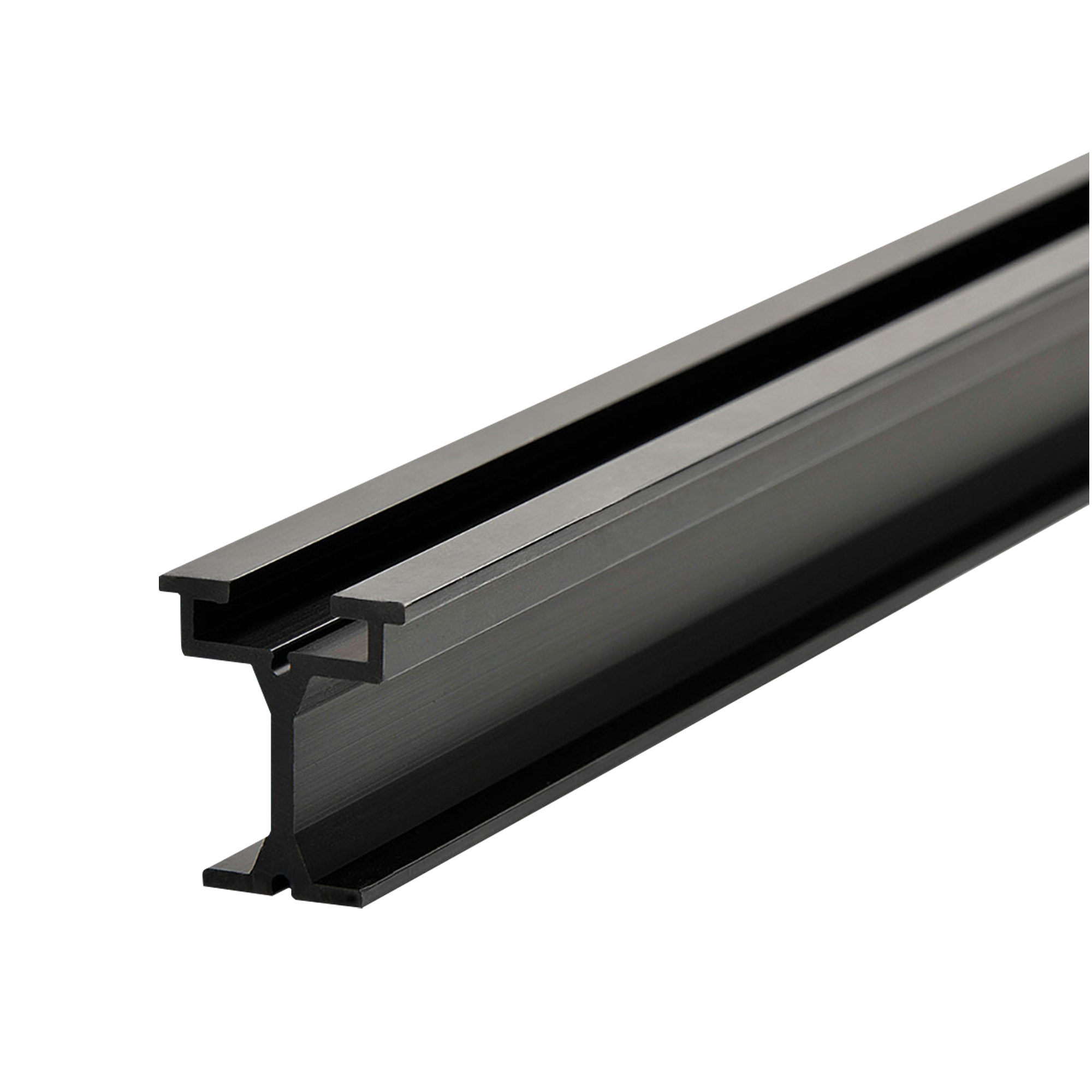 WENTEX Eurotrack - Rail, Black 5.000mm 500 cm (L) - eloxiert