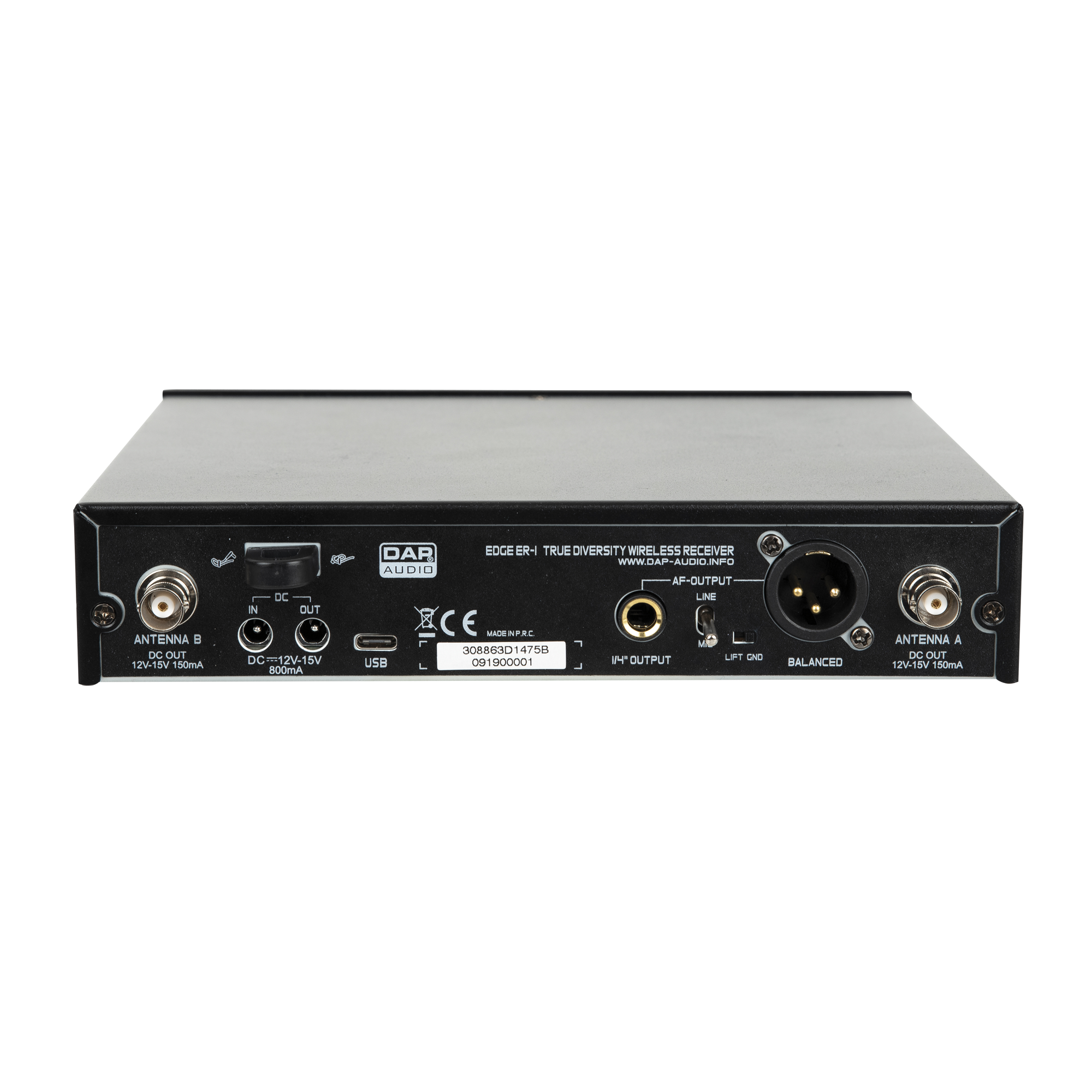 DAP EDGE EBS-1 Kabelloses Beltpack-Set - (610-670 MHz)