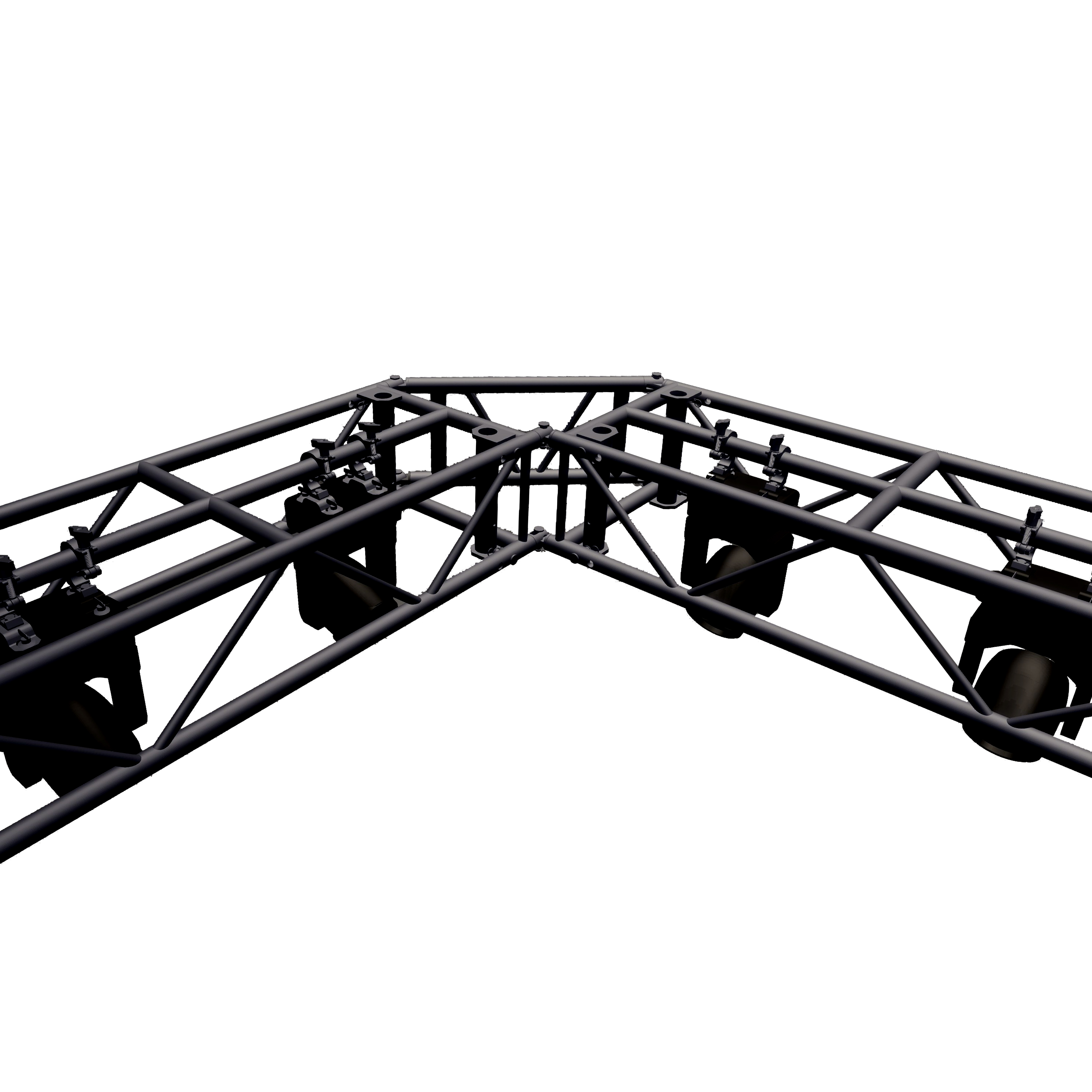 DT Pre-Rig-Truss Adapter H 90° Black