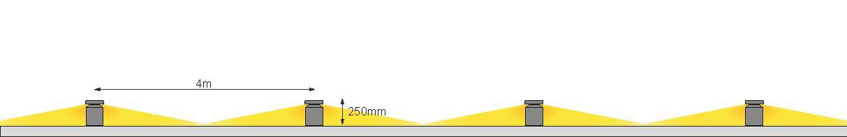 Faro 25, 24 W, DALI, 3000 K, grau