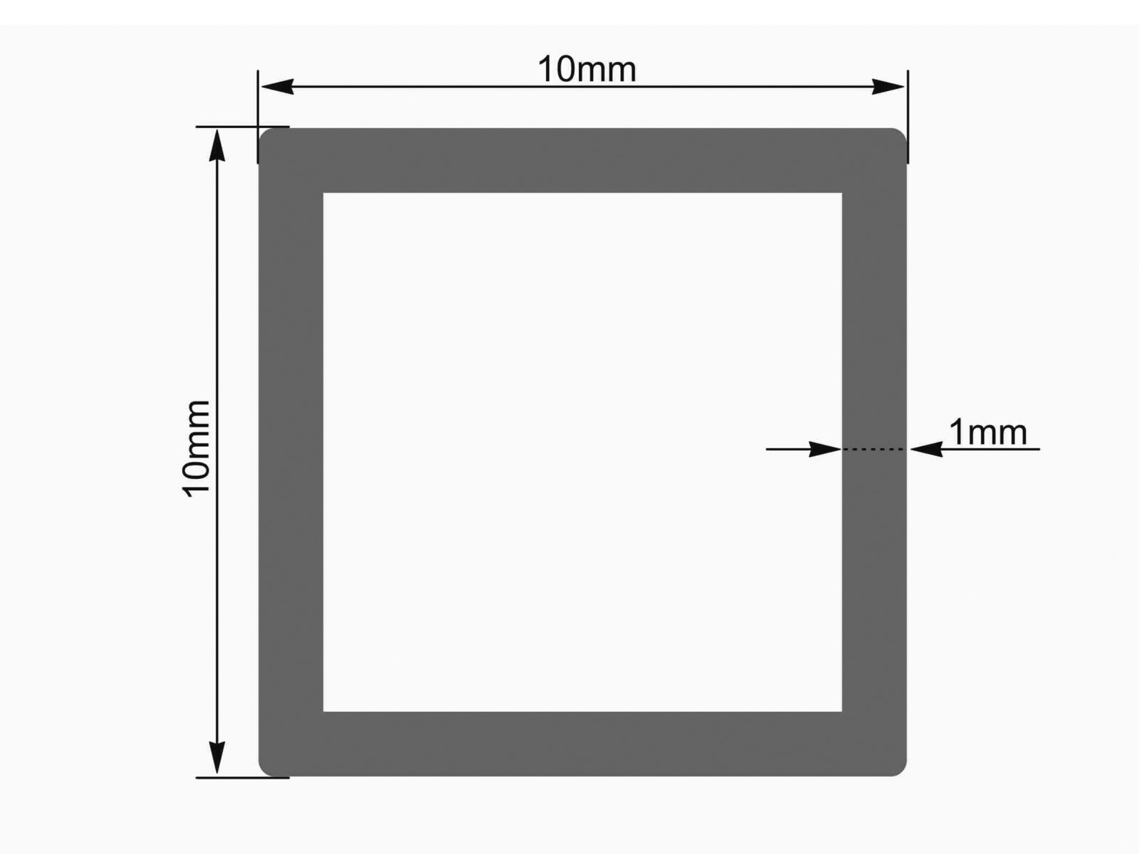 EUROLITE Leer-Rohr 10x10mm türkis 2m EUROLITE Leer-Rohr 10x10mm türkis 2m