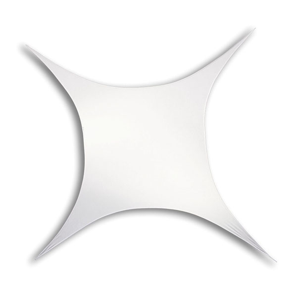 Wentex Stretch Shape Square Large White 500cm x 250cm, Weiß