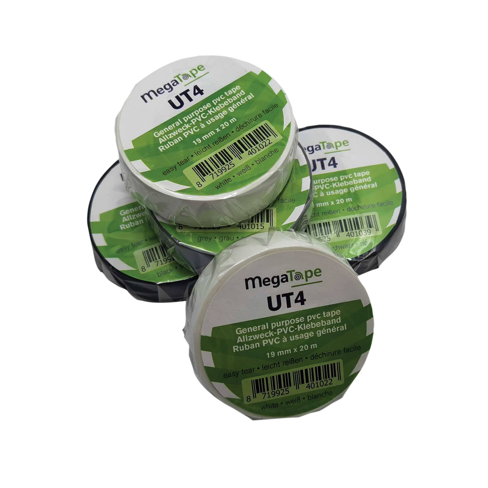 MEGATAPE UT4 Grau - 19 mm/20 m MEGATAPE UT4 Grau - 19 mm/20 m