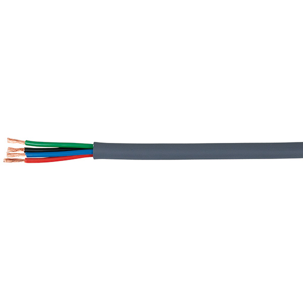 DAP LED Control Cable RGB, Grey 100-m-Rolle, 2,5mm2