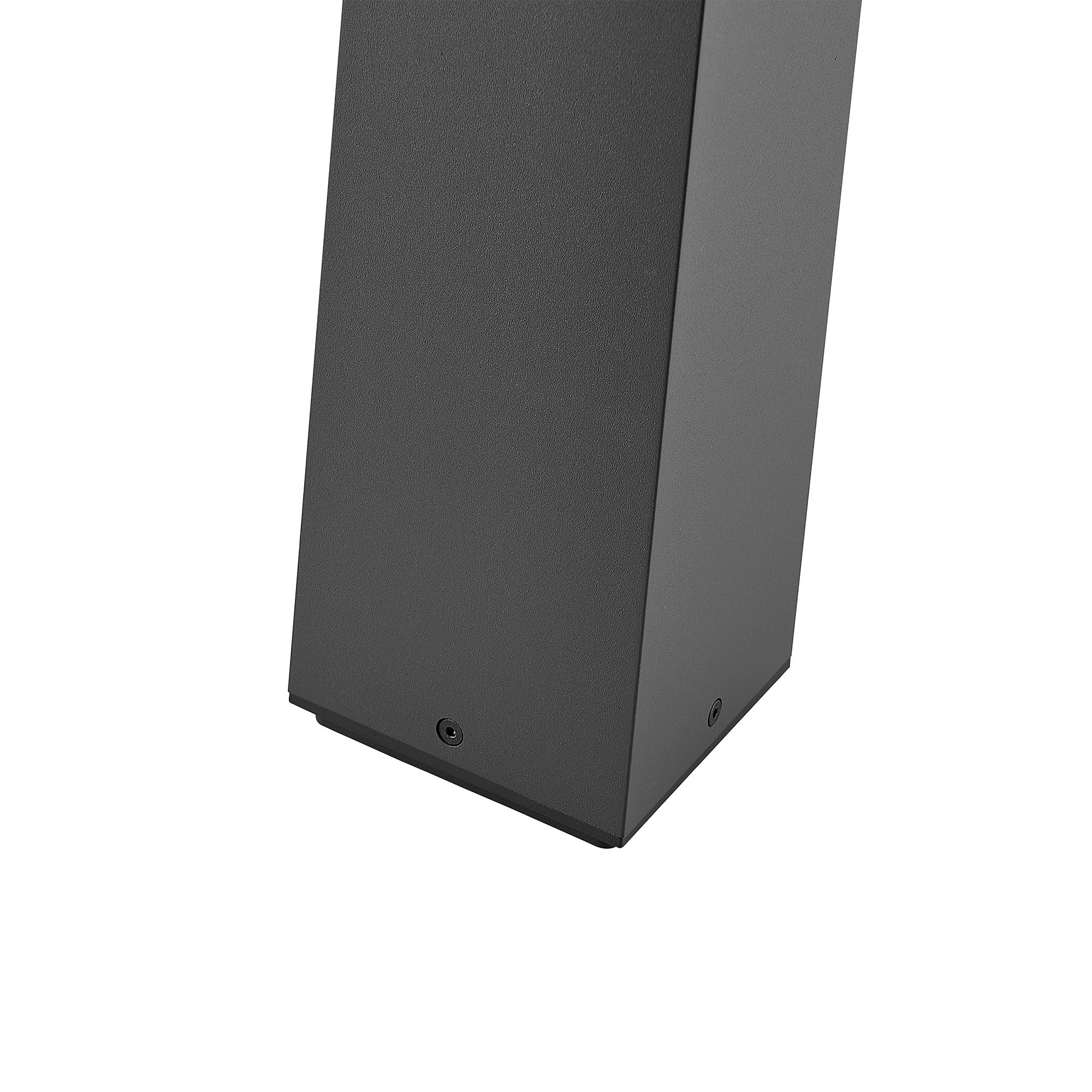 Facado 2 Square opal 650mm, 1x max 20 W, E27, Dunkelgrau
