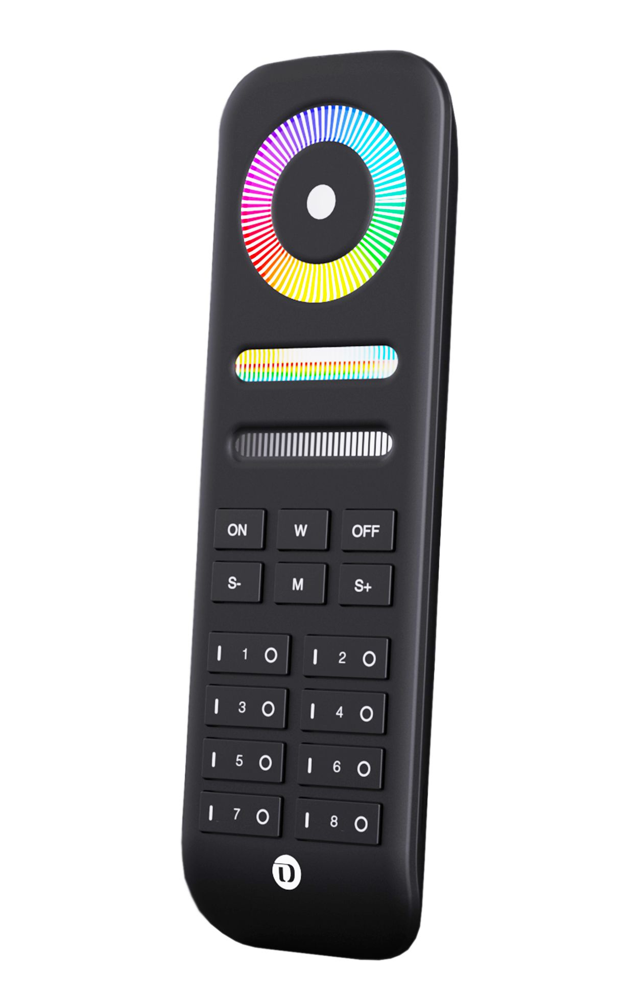 RF-smart, Fernbed., schwarz, 8 Zo, Single/CCT/RGB/RGBW/RGB+CCT