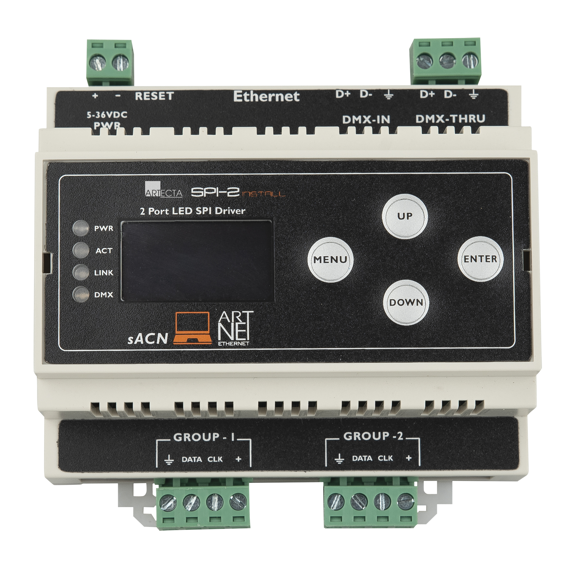 SHOWTEC SPI-2 Install DIN rail DIN-rail