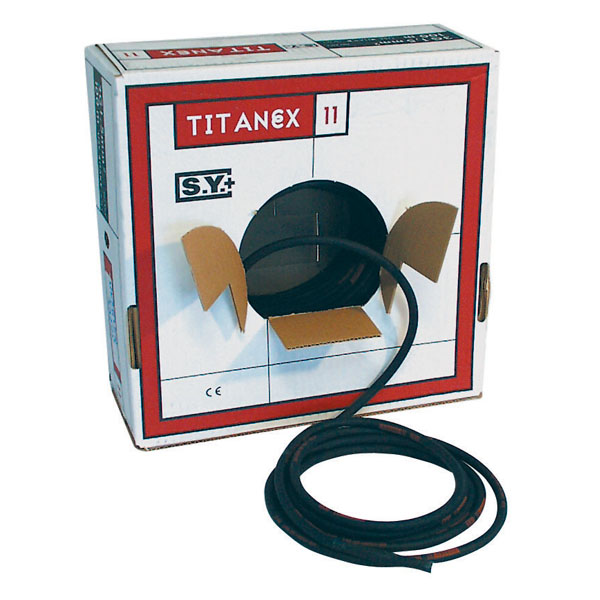 Titanex Titanex Neoprene Cable, Black Mindestbestellung 1 m/5 x 6 mm2