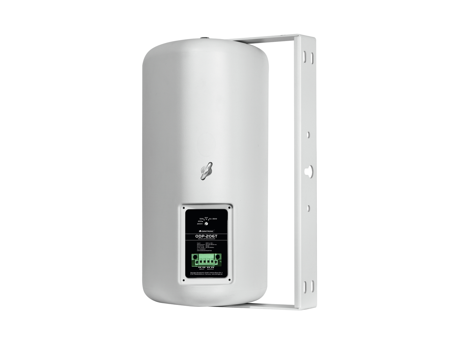 OMNITRONIC ODP-206T Installationslautsprecher 100V weiß 2x OMNITRONIC ODP-206T Installationslautsprecher 100V weiß 2x