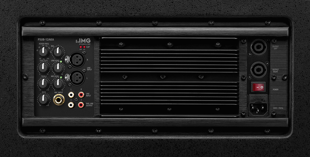 IMG STAGELINE PSUB-12AKA Aktiver 2.1-PA-Subwoofer, 1200 W