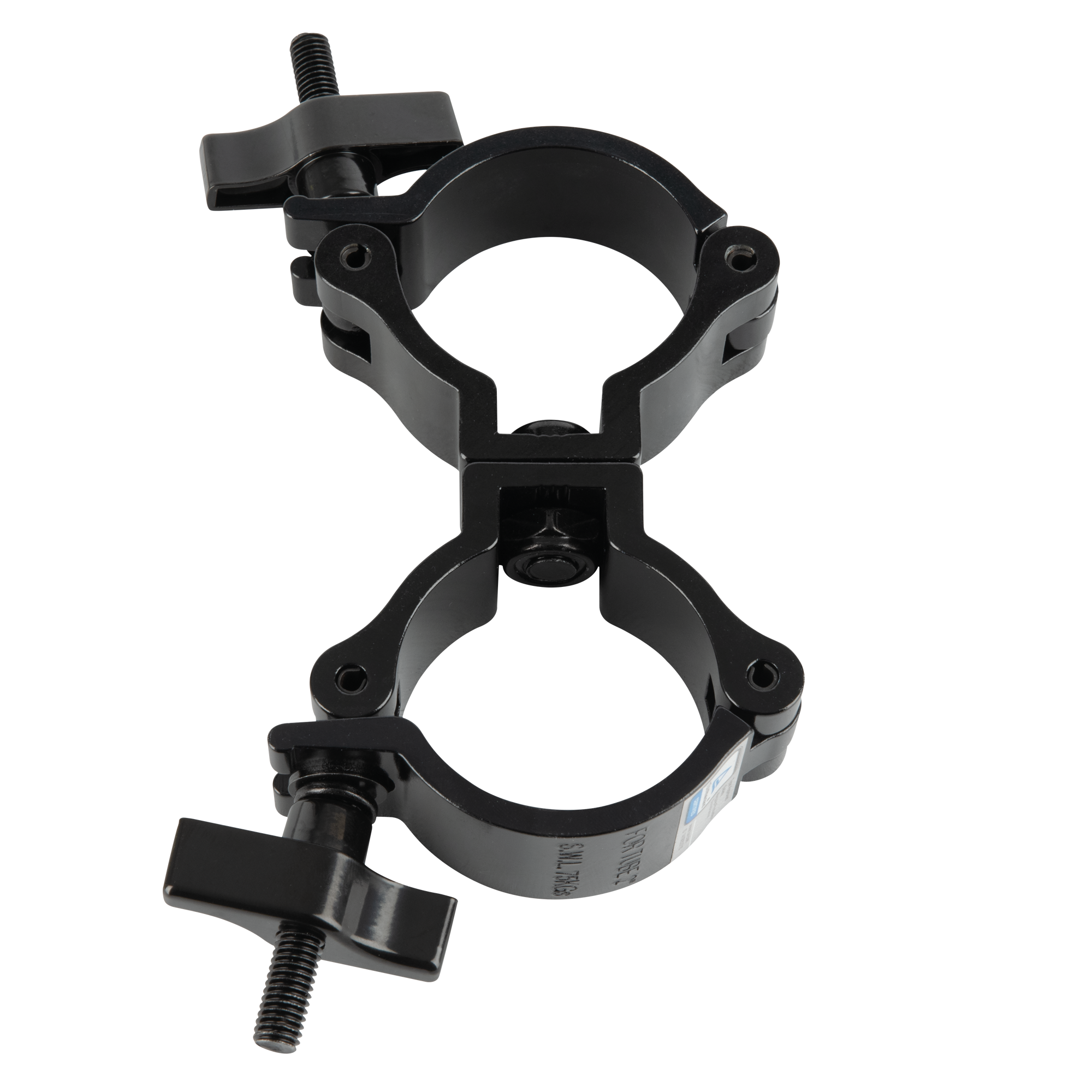 SHOWGEAR Compact Swivel Coupler WLL: 75 kg - aluminium - black Tragfähigkeit: 75 kg - Aluminium - Schwarz